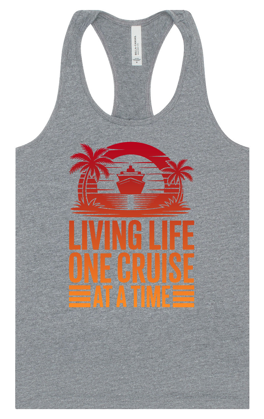 One Cruise at a Time Women's Racerback Tank