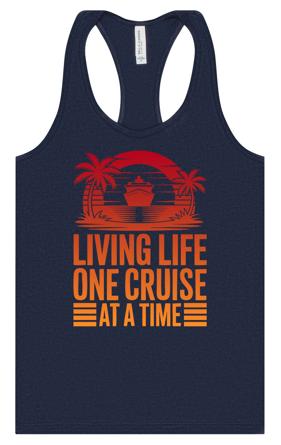 One Cruise at a Time Women's Racerback Tank