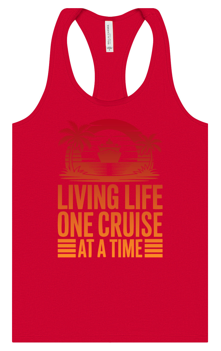 One Cruise at a Time Women's Racerback Tank