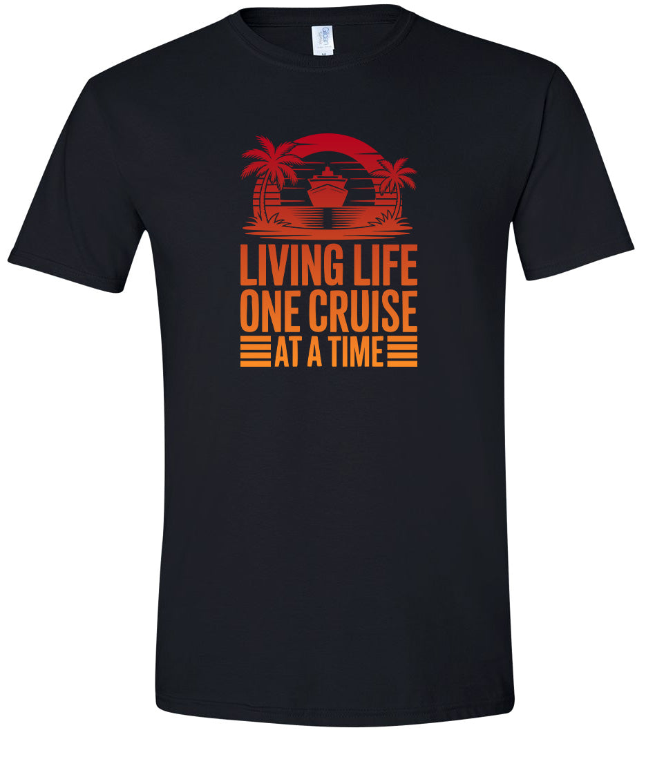One Cruise at a Time Adult Gildan Soft Shirt