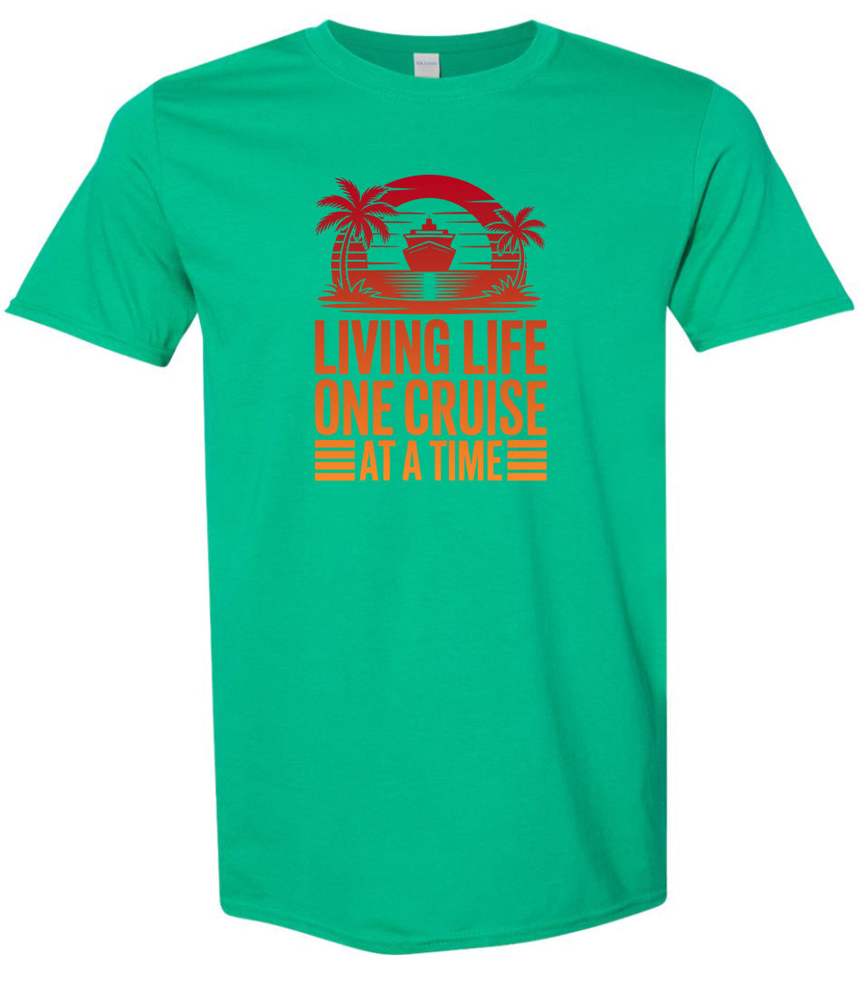 One Cruise at a Time Adult Gildan Soft Shirt