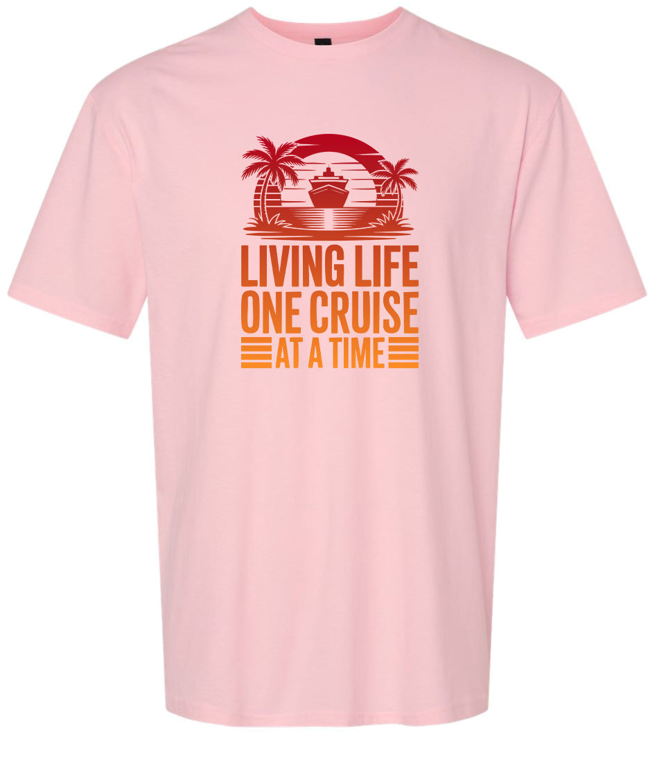 One Cruise at a Time Adult Gildan Soft Shirt