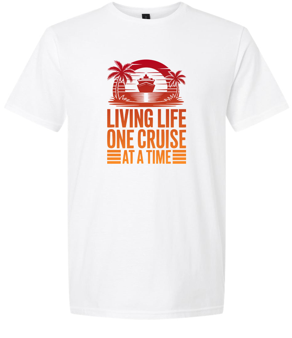 One Cruise at a Time Adult Gildan Soft Shirt