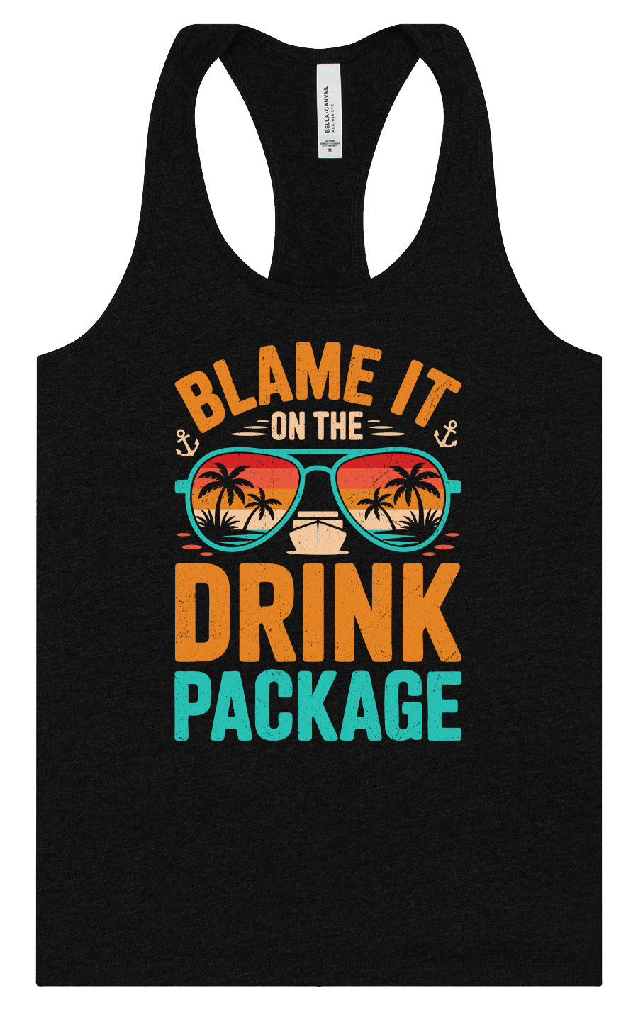 Blame it on the Drink Package Women's Racerback Tank