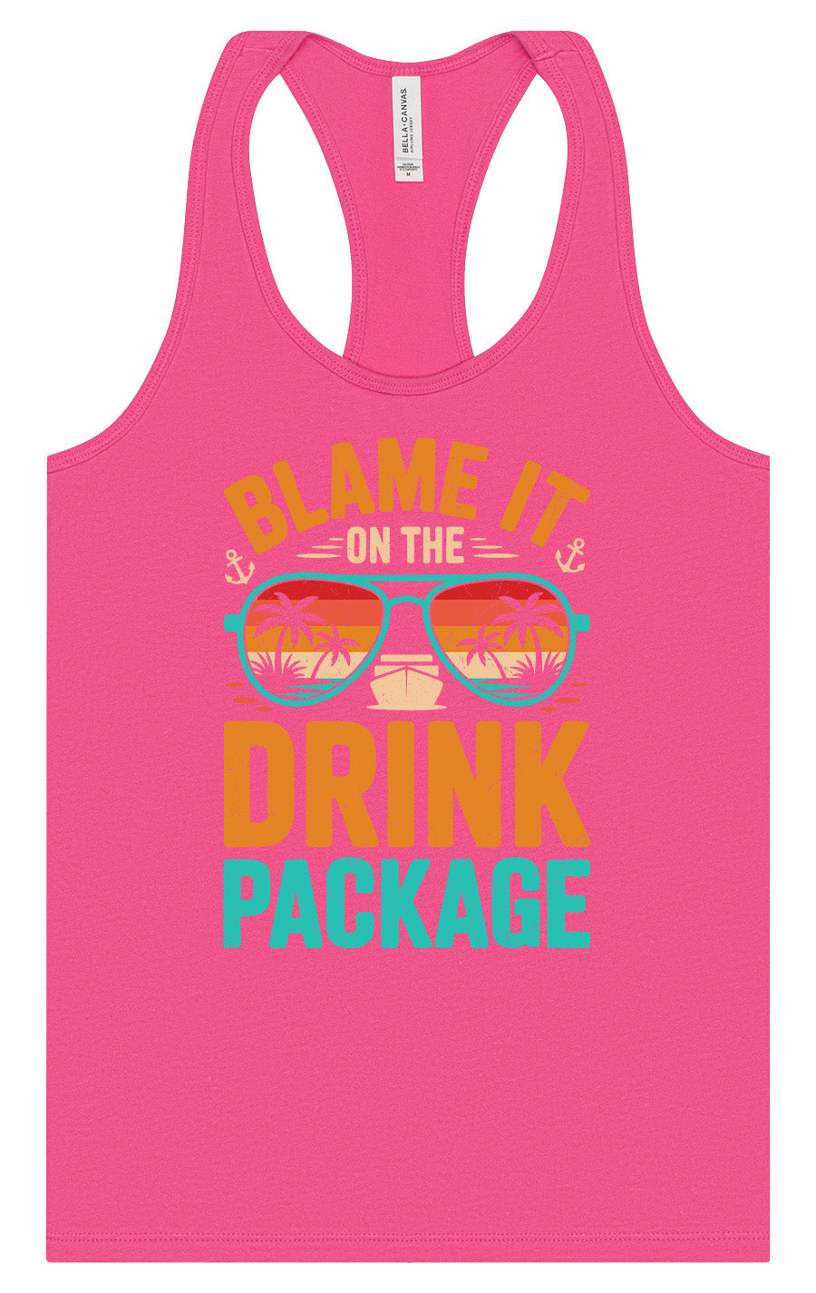 Blame it on the Drink Package Women's Racerback Tank