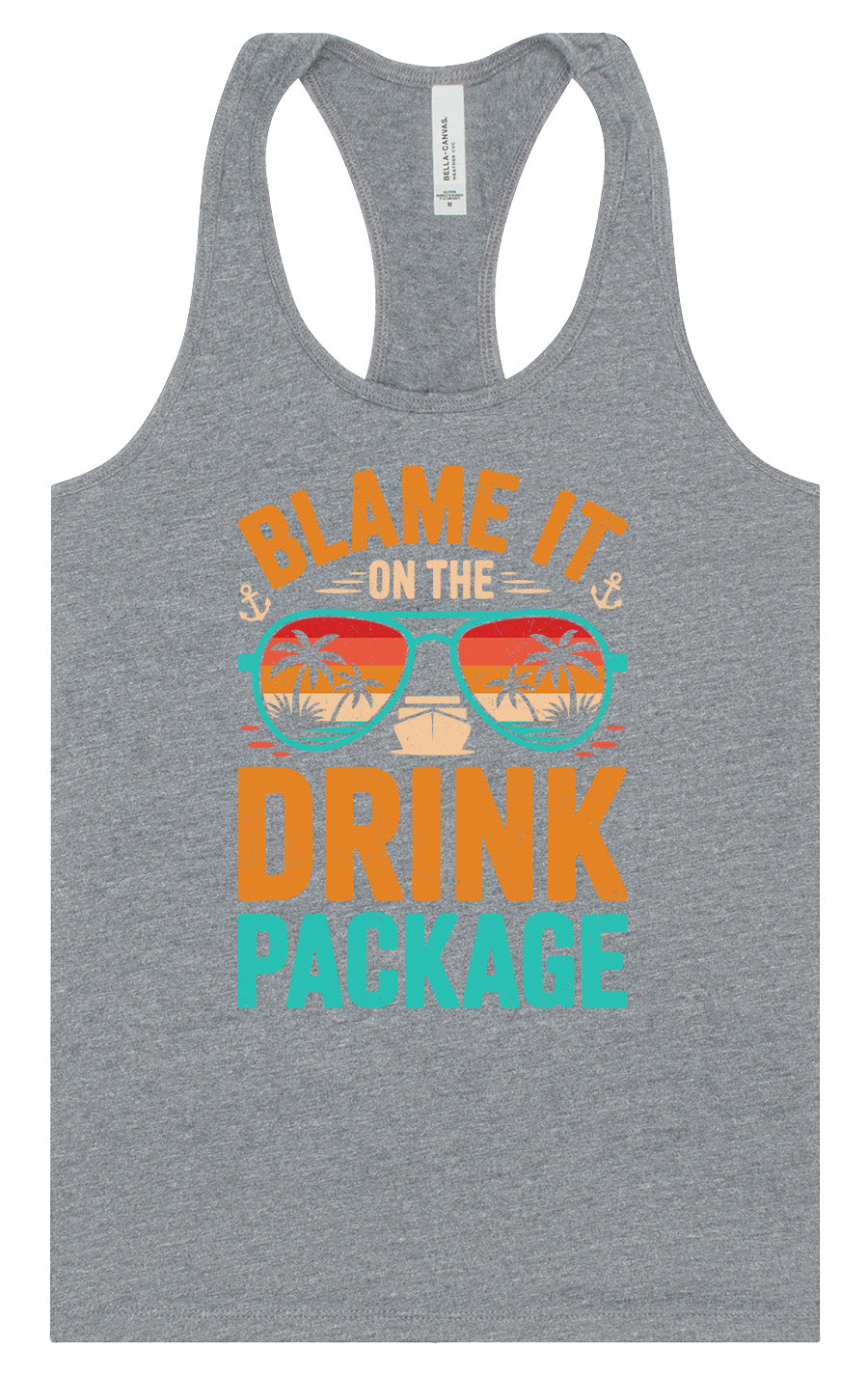 Blame it on the Drink Package Women's Racerback Tank