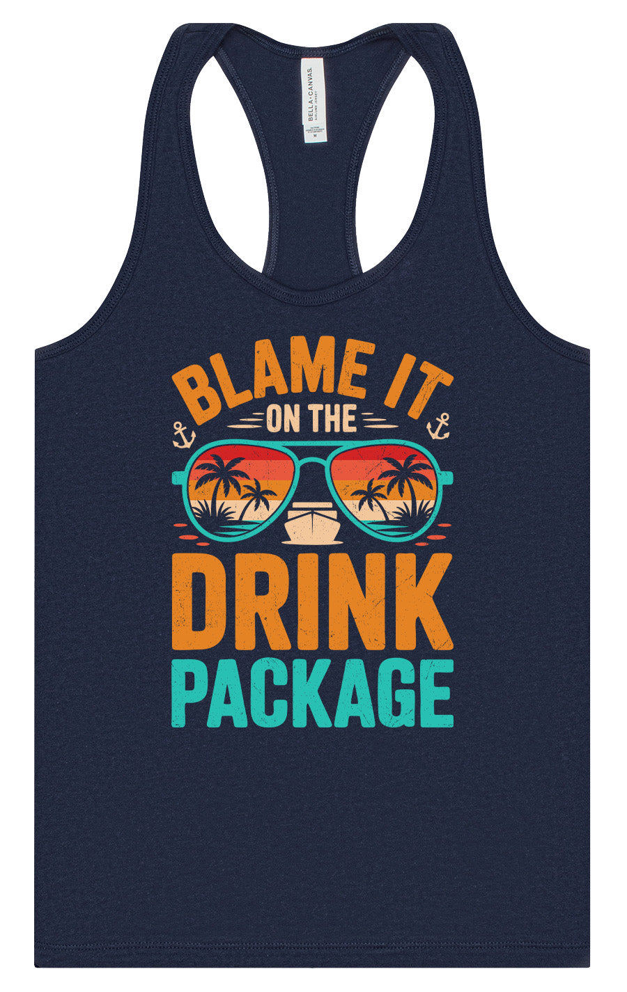Blame it on the Drink Package Women's Racerback Tank