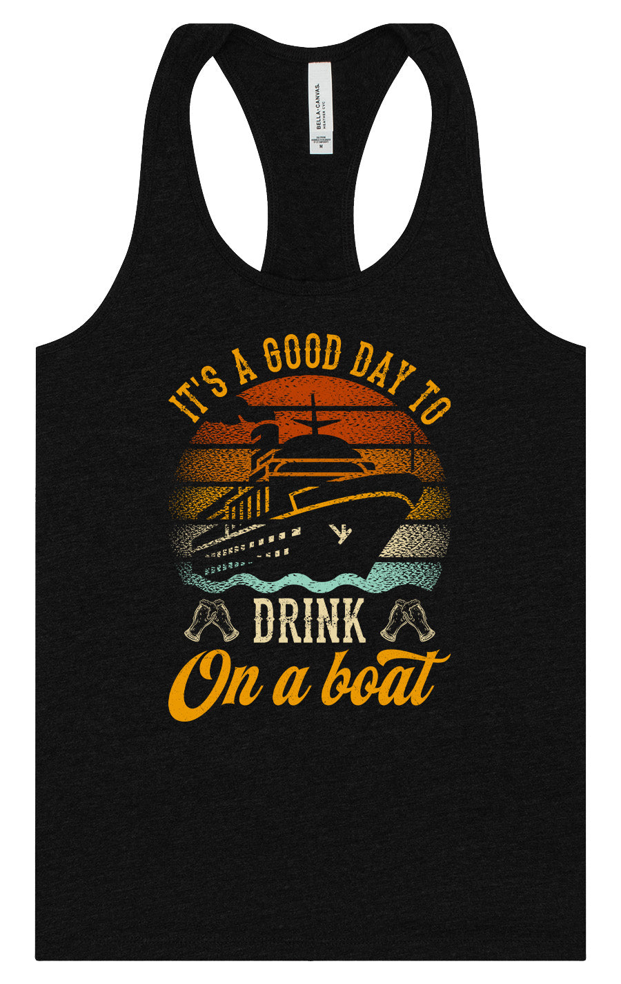 Drink on a Boat Women's Racerback Tank