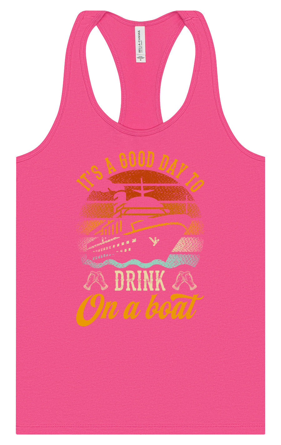 Drink on a Boat Women's Racerback Tank