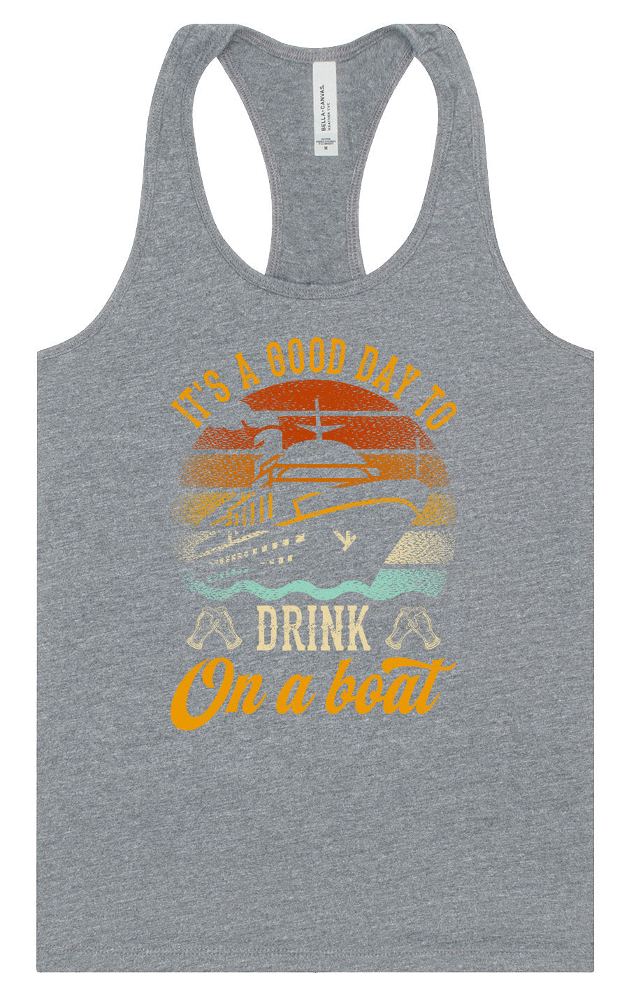 Drink on a Boat Women's Racerback Tank