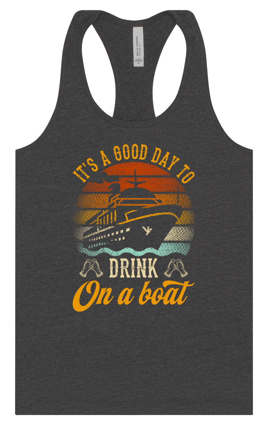 Drink on a Boat Women's Racerback Tank