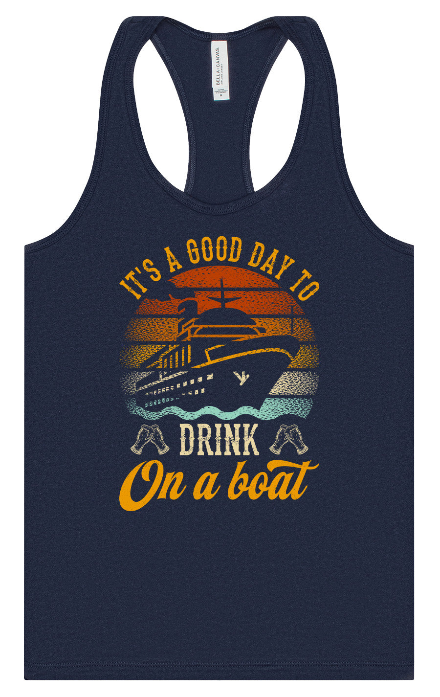 Drink on a Boat Women's Racerback Tank
