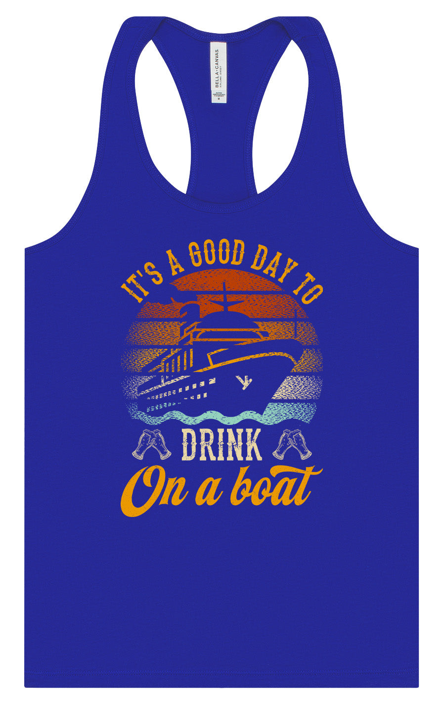 Drink on a Boat Women's Racerback Tank