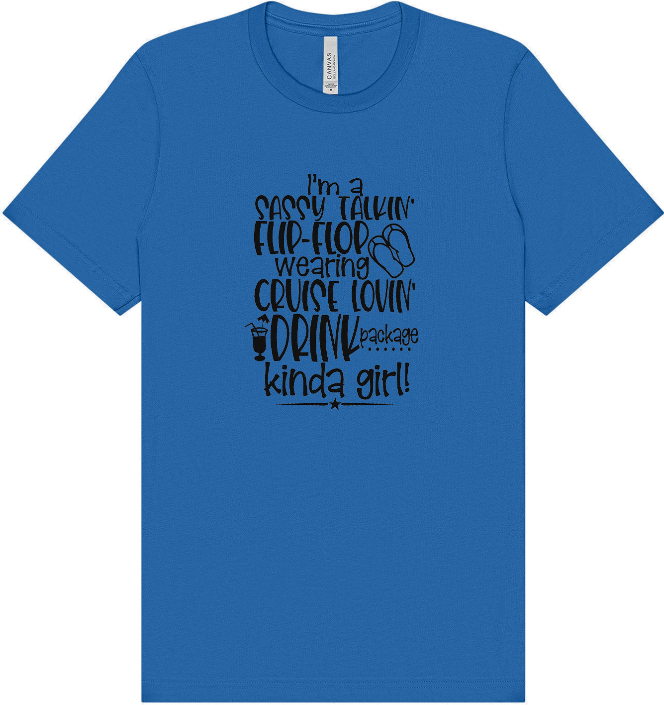 Cruise Lovin' Girl Adult Bella Canvas Shirt
