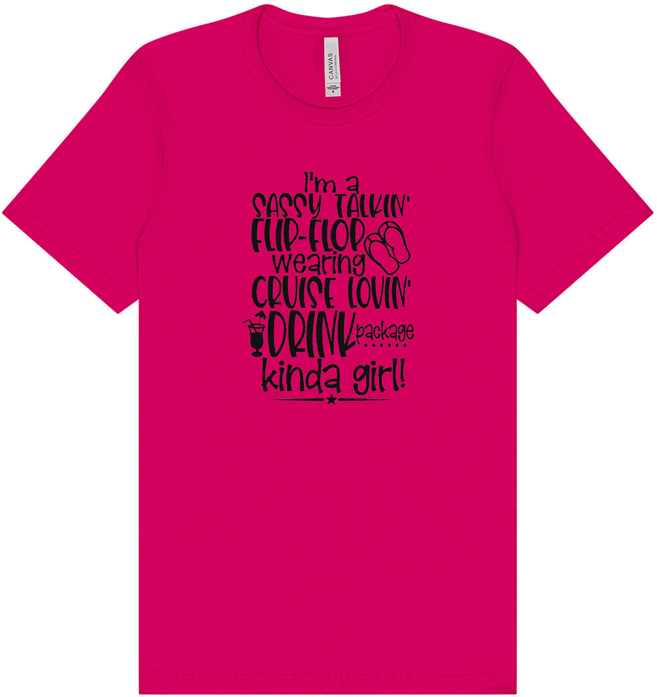 Cruise Lovin' Girl Adult Bella Canvas Shirt