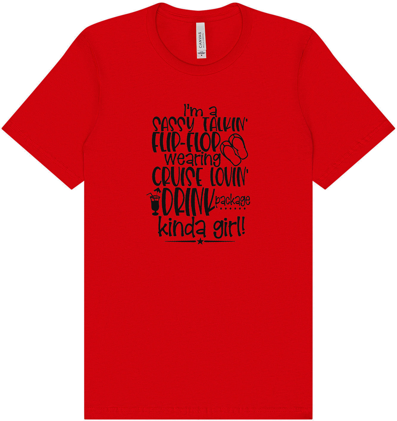 Cruise Lovin' Girl Adult Bella Canvas Shirt