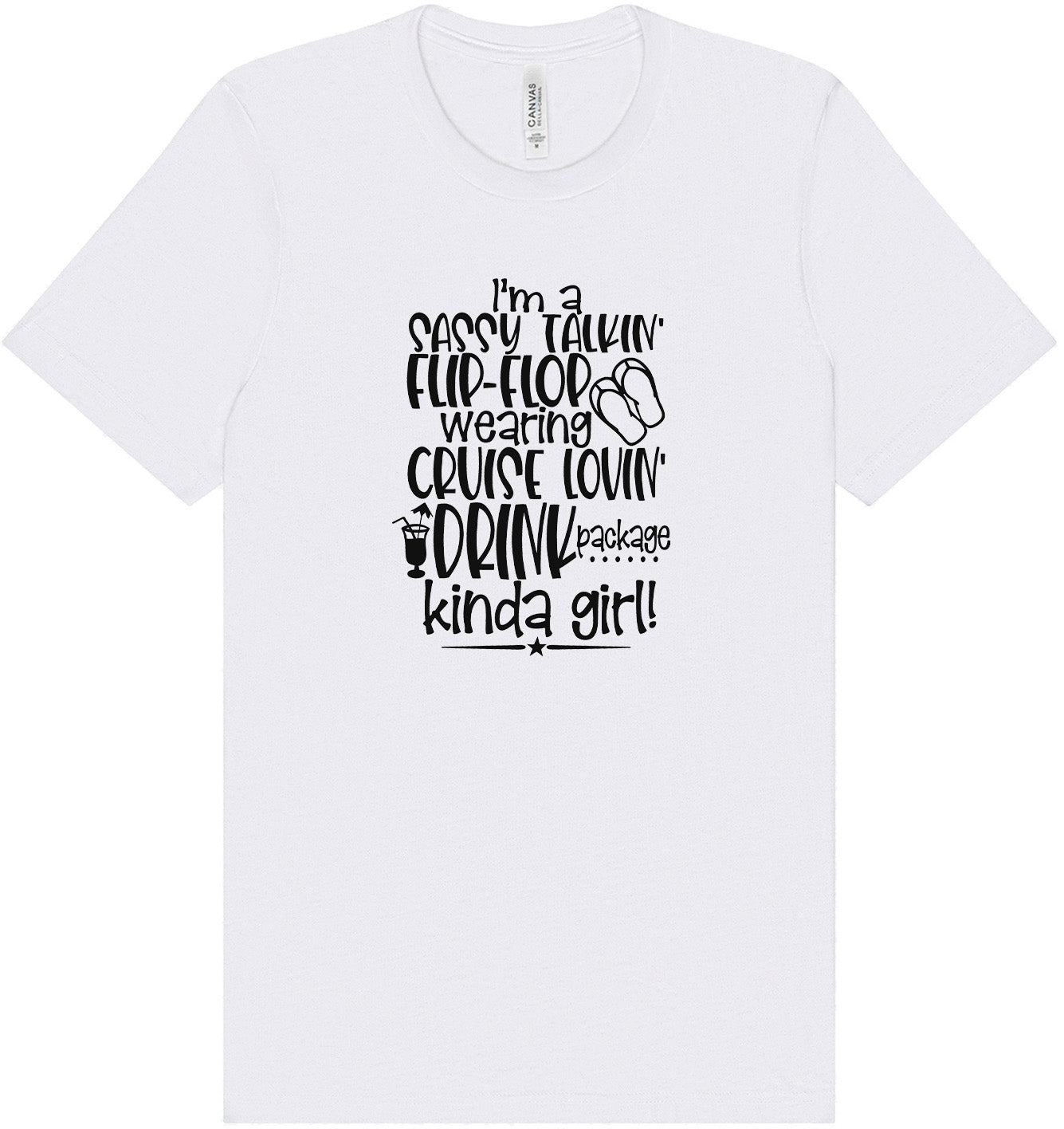 Cruise Lovin' Girl Adult Bella Canvas Shirt