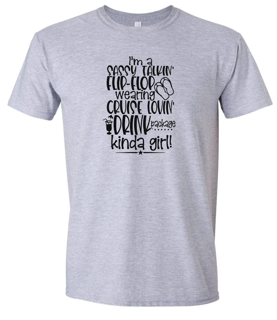 Cruise Lovin' Girl Adult Gildan Soft Shirt