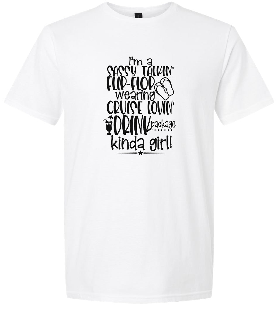 Cruise Lovin' Girl Adult Gildan Soft Shirt