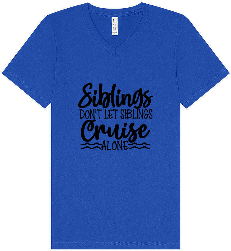 Siblings Don't Cruise Alone Unisex V-Neck Shirt