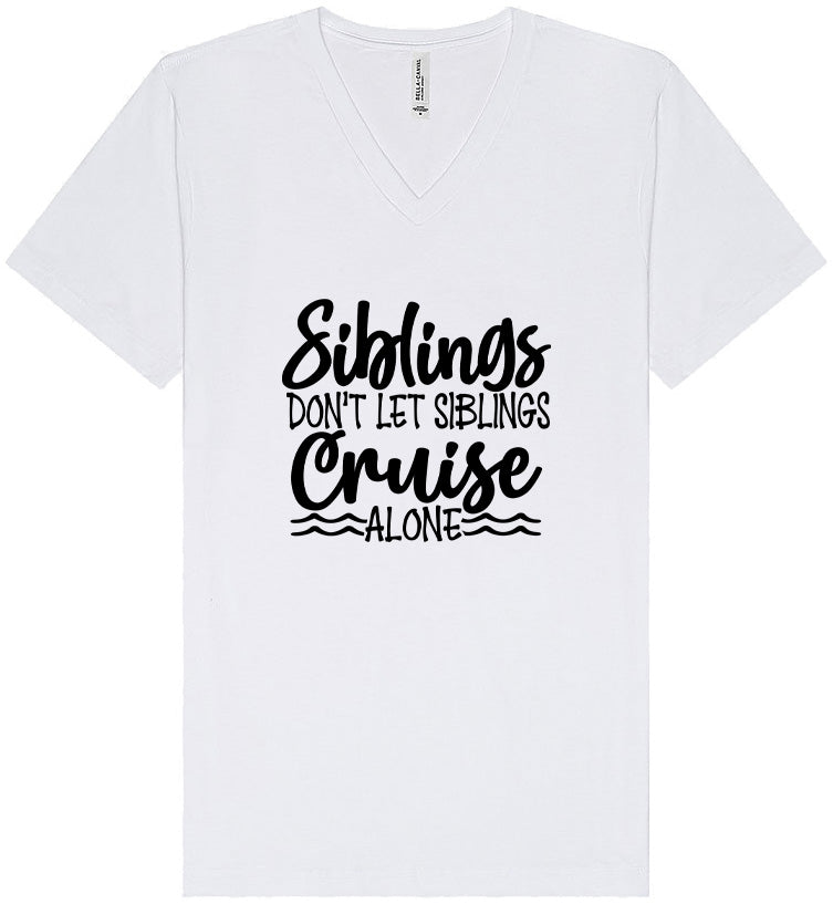 Siblings Don't Cruise Alone Unisex V-Neck Shirt