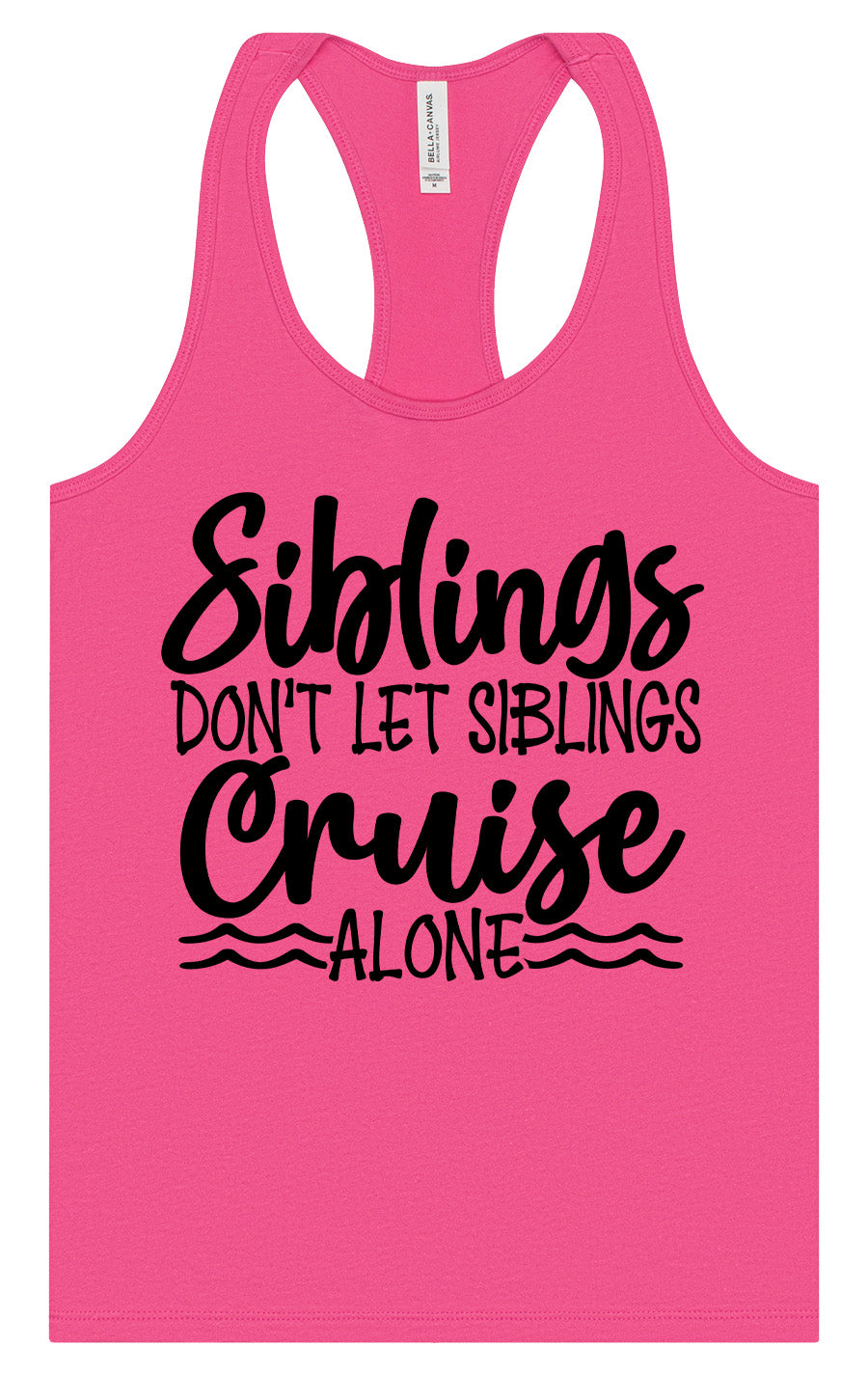 Siblings Don't Cruise Alone Women's Racerback Tank