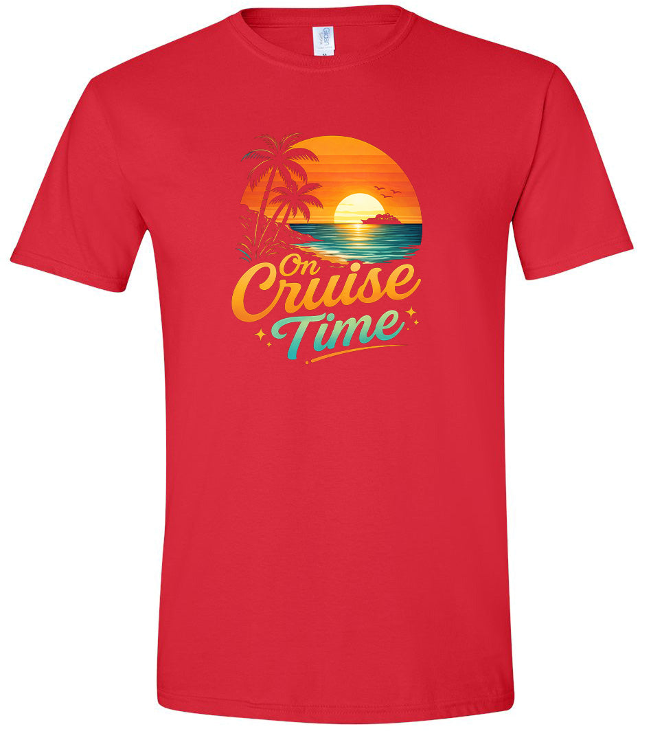On Cruise Time Adult Gildan Soft Shirt