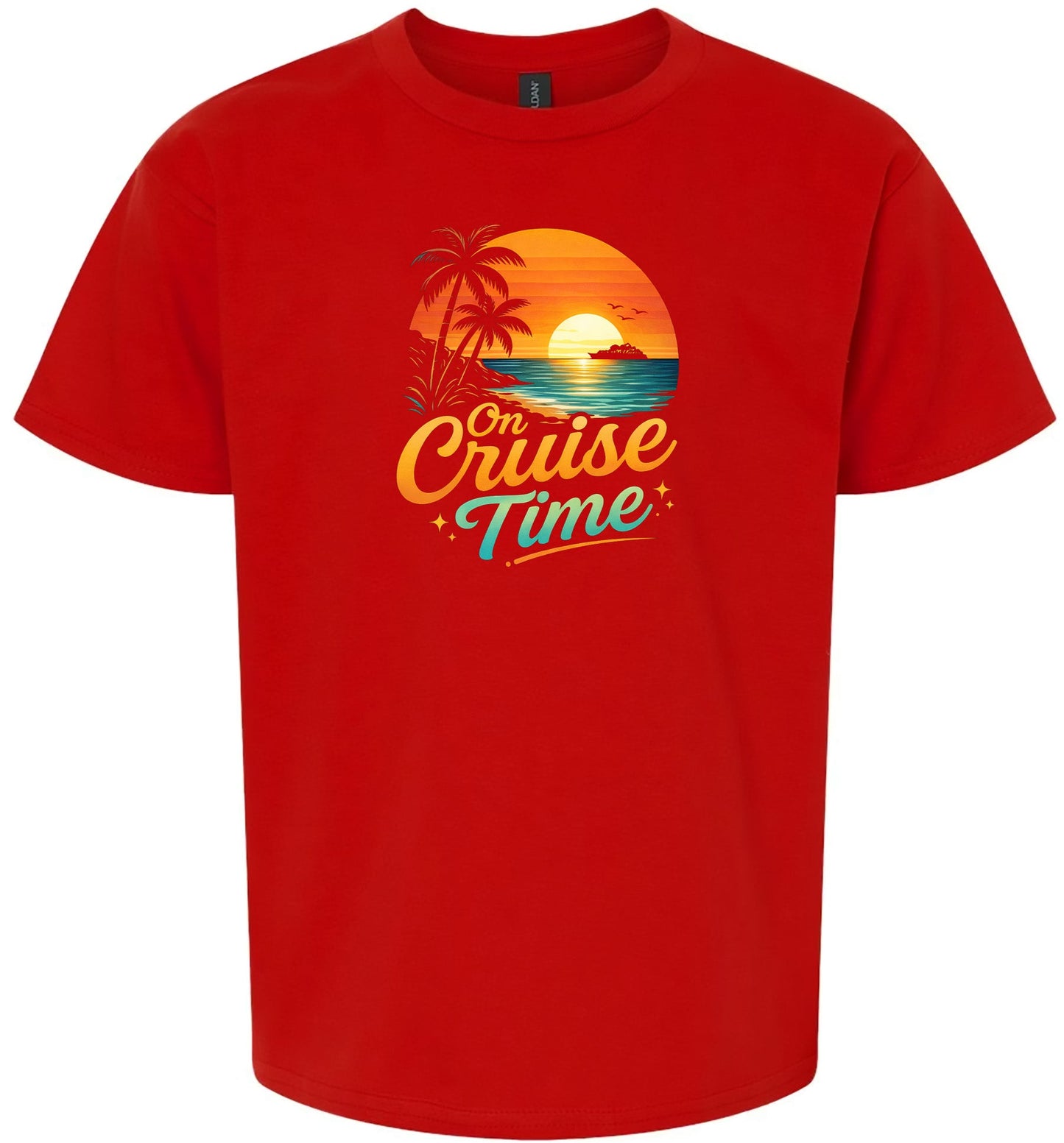 On Cruise Time Children's Gildan Soft Shirt