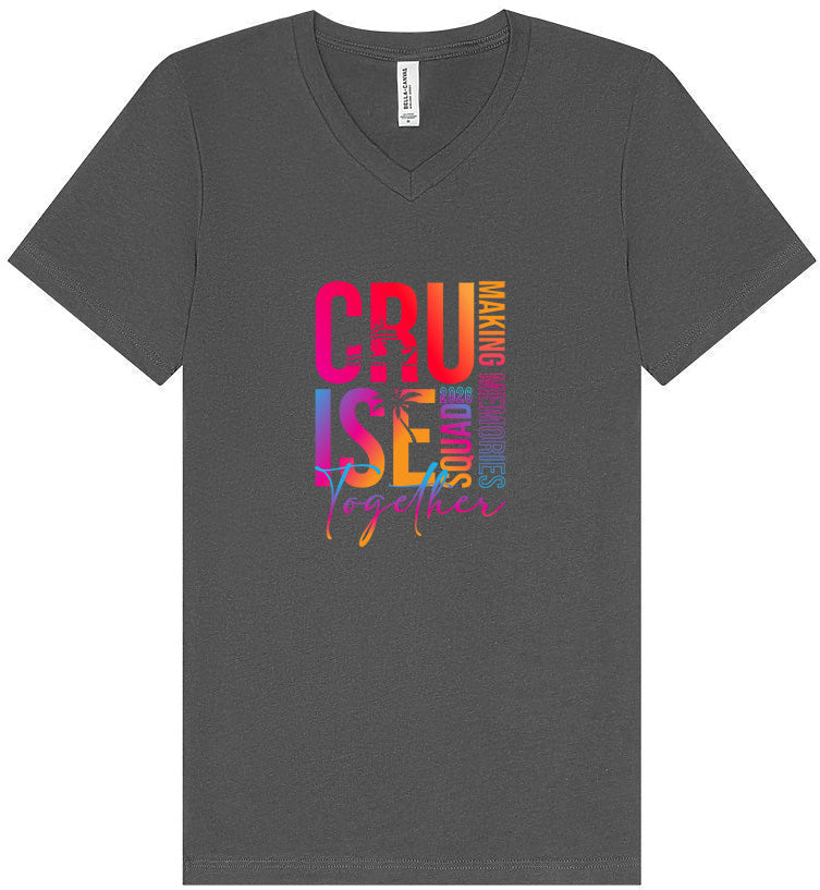 Retro Cruise Together 2026 Unisex V-Neck Shirt
