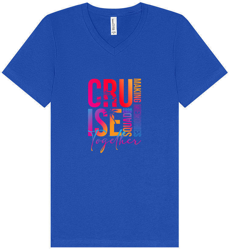 Retro Cruise Together 2026 Unisex V-Neck Shirt