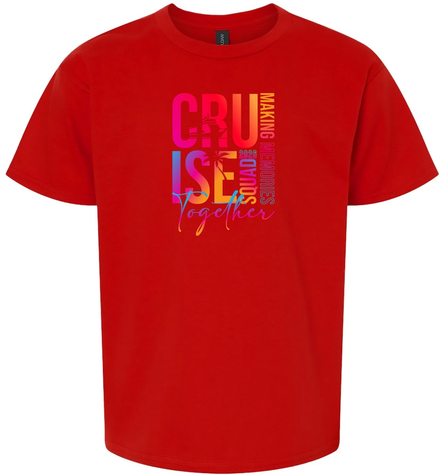 Retro Cruise Together 2026 Children's Gildan Soft Shirt