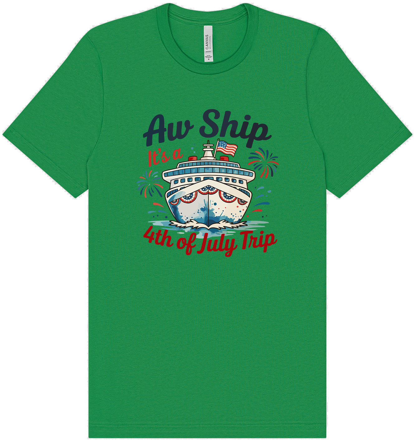 4th of July Cruise Adult Bella Canvas Shirt
