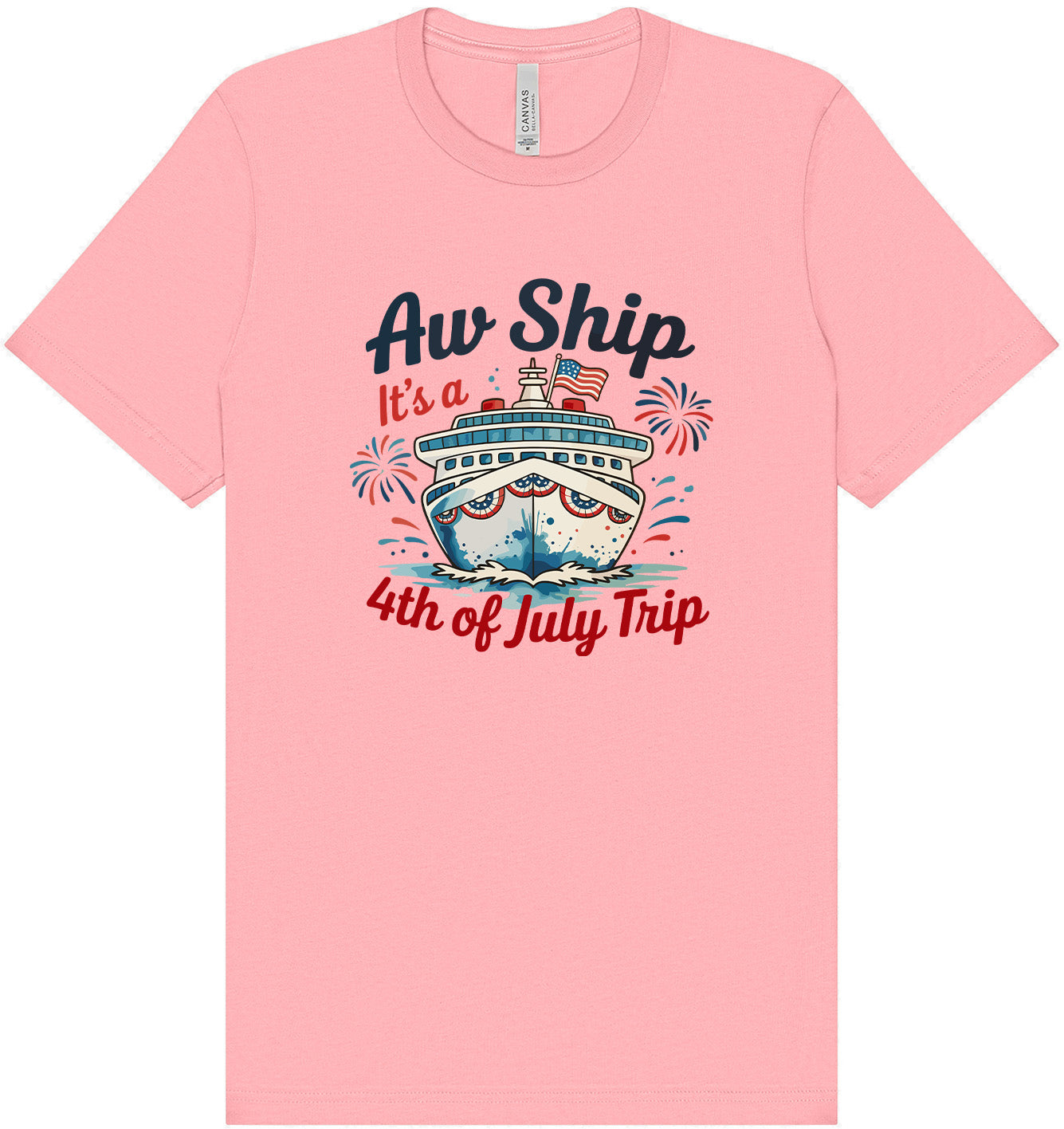 4th of July Cruise Adult Bella Canvas Shirt