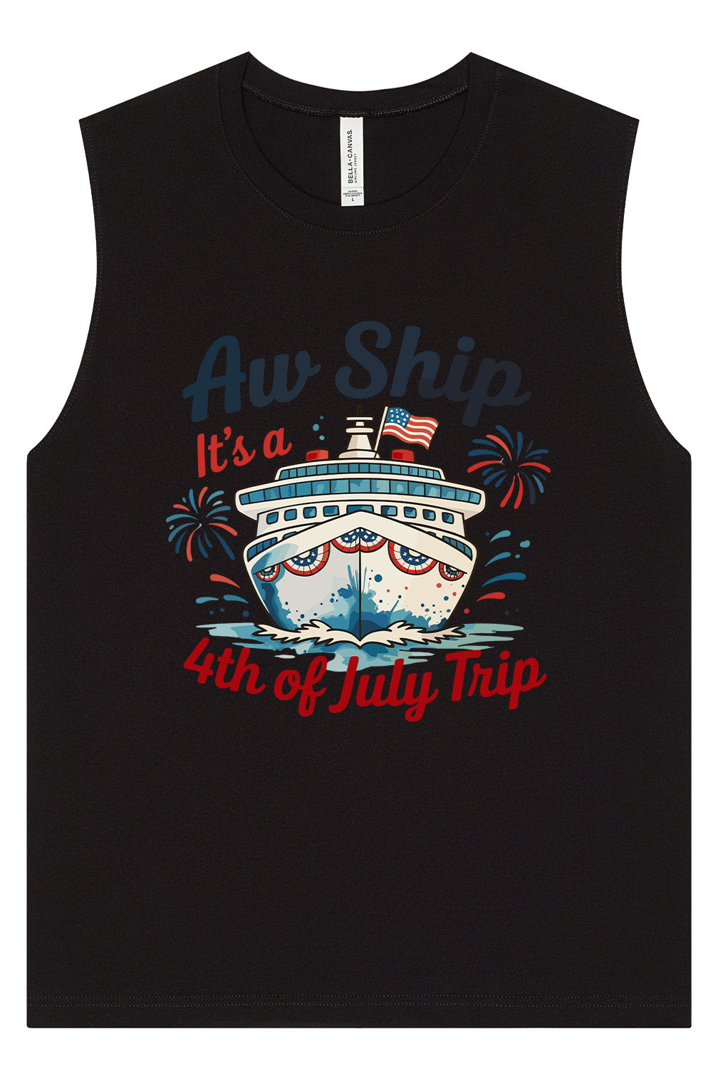 4th of July Cruise Muscle Tank