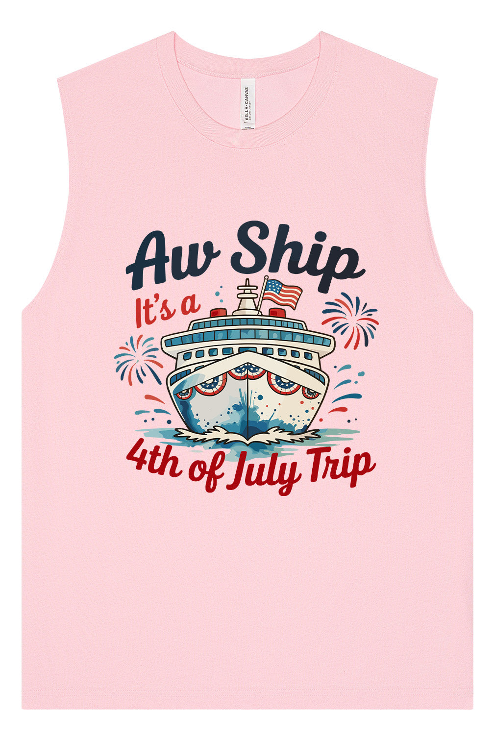 4th of July Cruise Muscle Tank