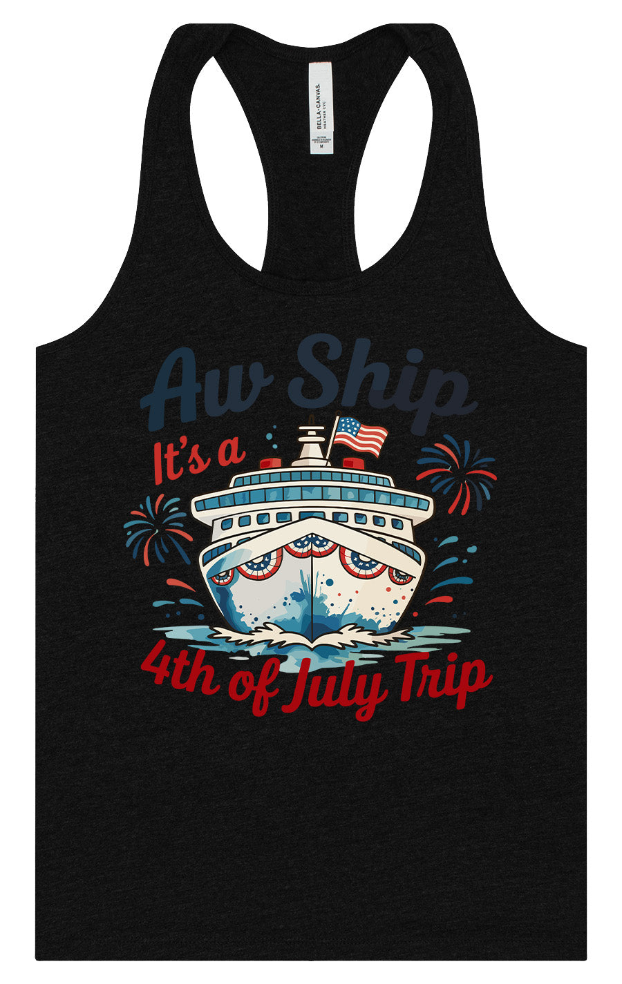 4th of July Cruise Women's Racerback Tank