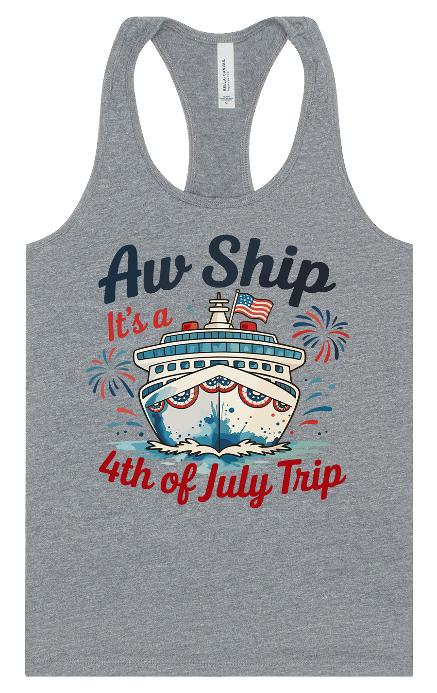 4th of July Cruise Women's Racerback Tank