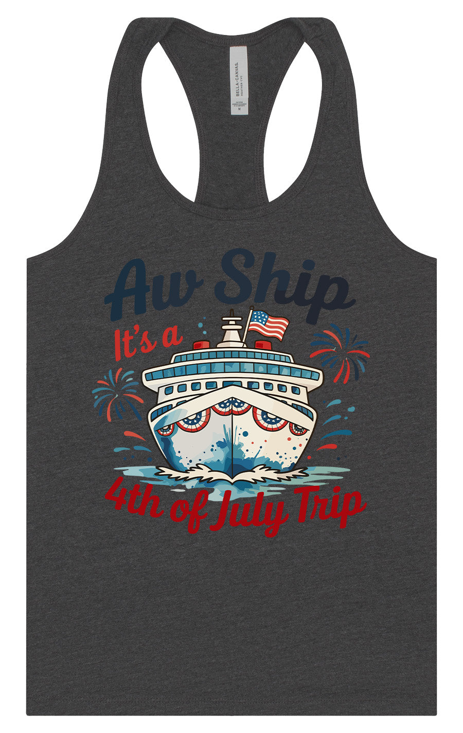 4th of July Cruise Women's Racerback Tank