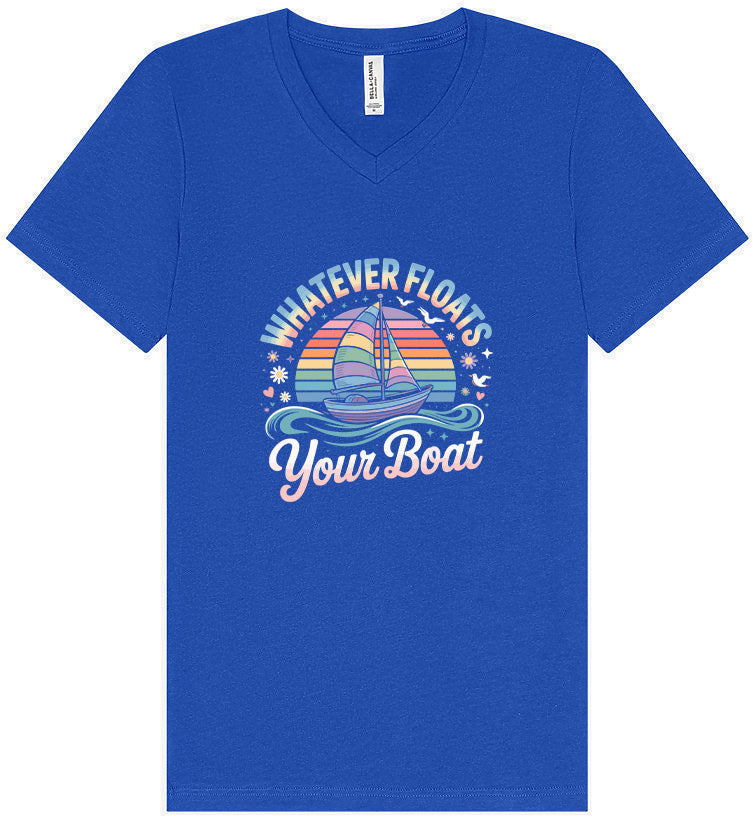 Whatever Floats Your Boat Unisex V-Neck Shirt