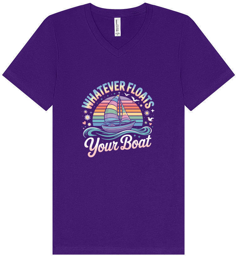 Whatever Floats Your Boat Unisex V-Neck Shirt