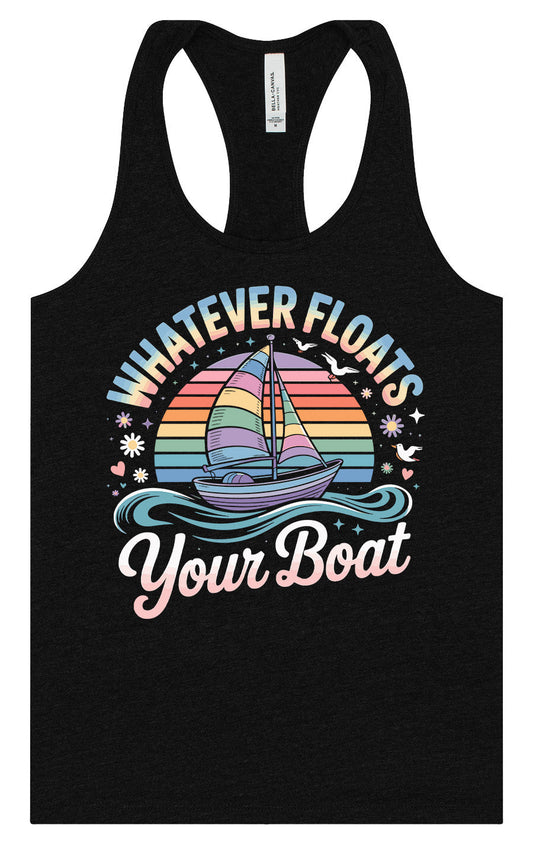 Whatever Floats Your Boat Women's Racerback Tank