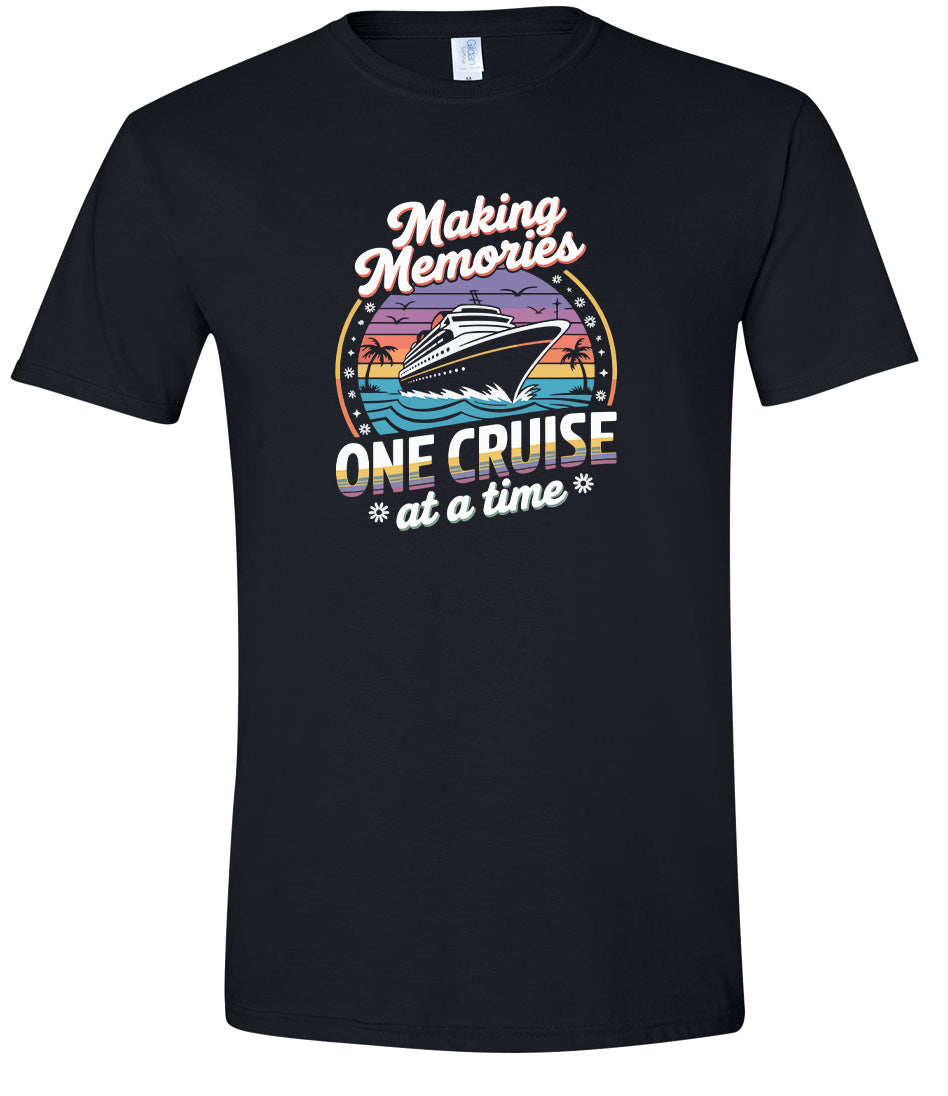 Making Memories, One Cruise at a Time Adult Gildan Soft Shirt