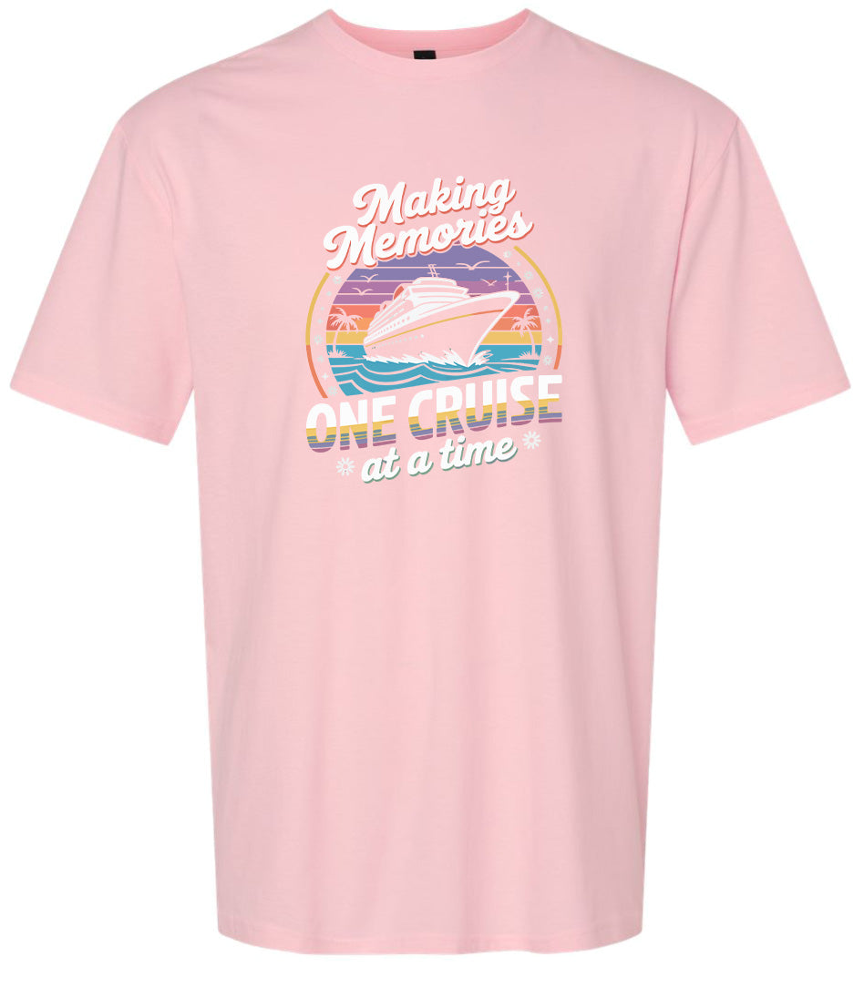 Making Memories, One Cruise at a Time Adult Gildan Soft Shirt