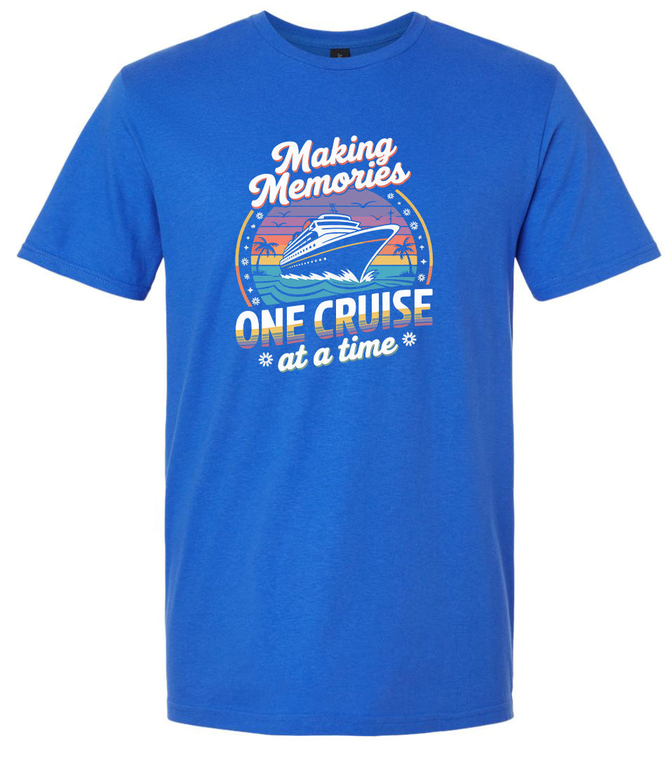 Making Memories, One Cruise at a Time Adult Gildan Soft Shirt