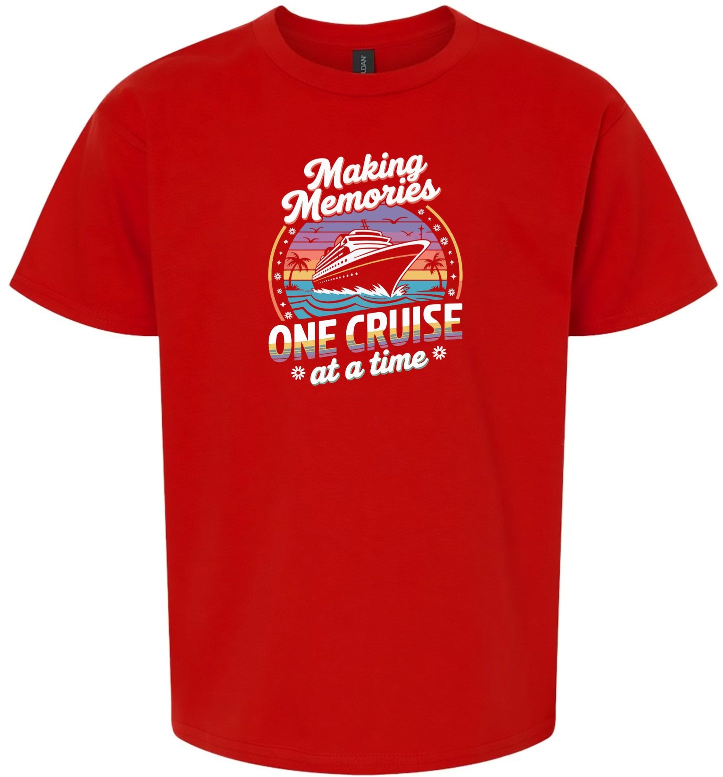 Making Memories, One Cruise at a Time Children's Gildan Soft Shirt