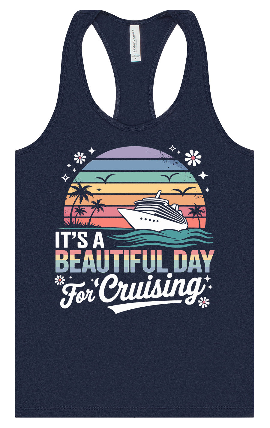 Beautiful Day for Cruising Women's Racerback Tank