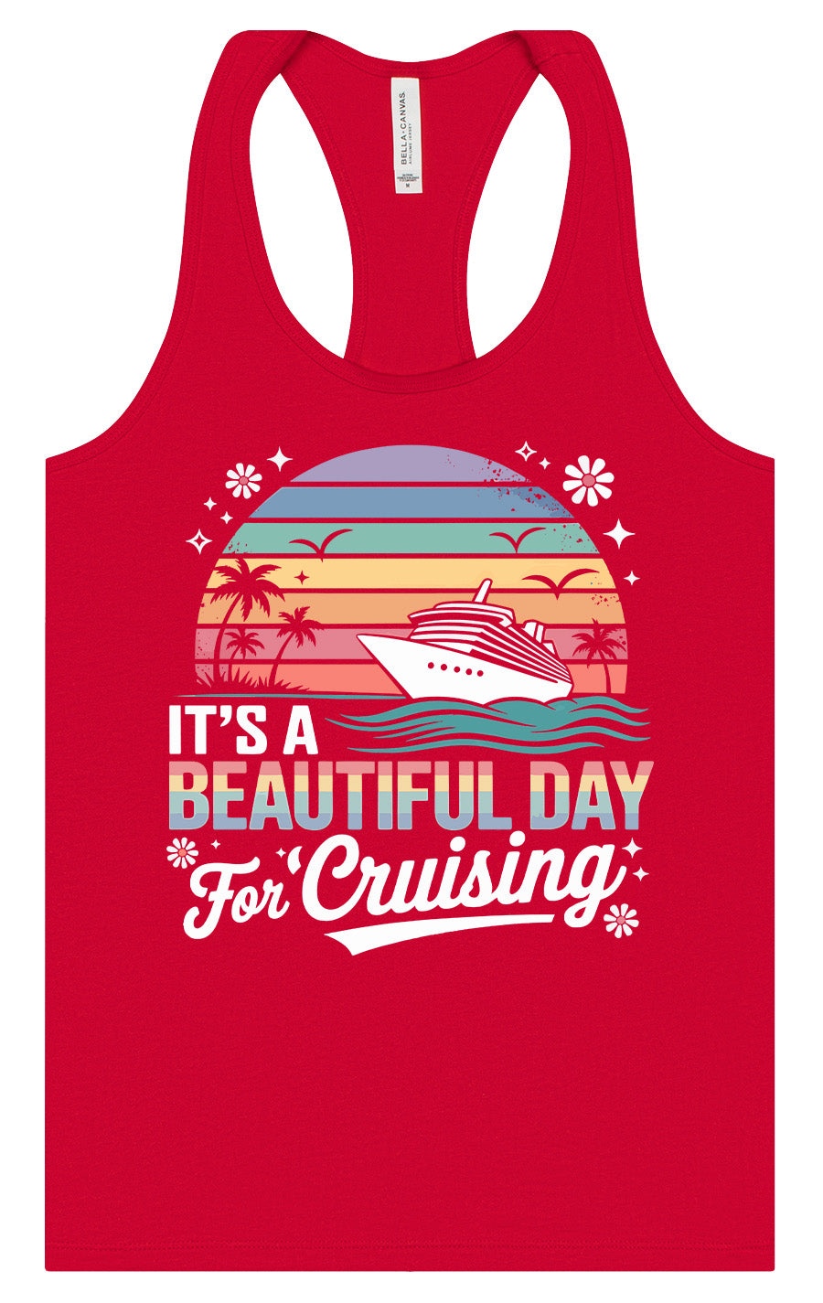 Beautiful Day for Cruising Women's Racerback Tank