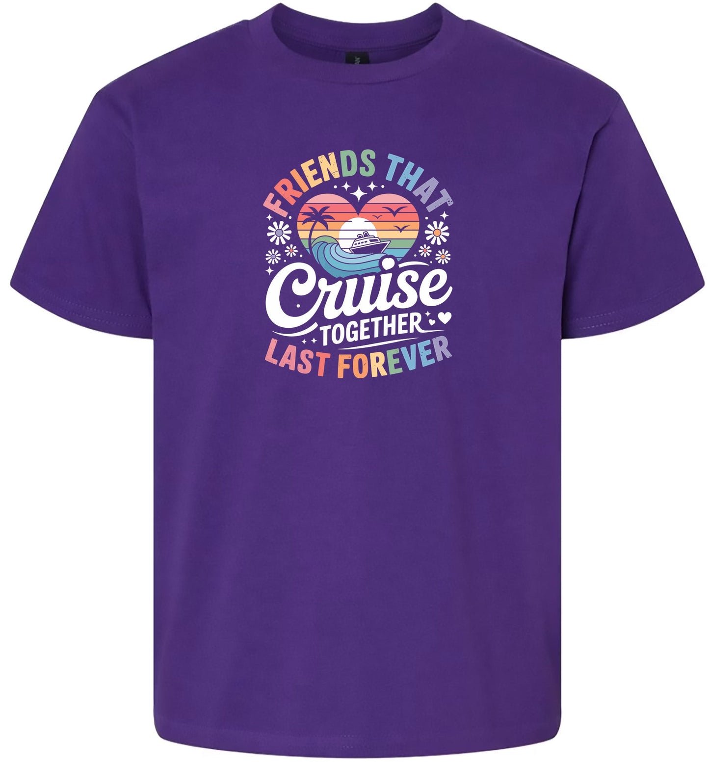 Friends That Cruise Together Children's Gildan Soft Shirt