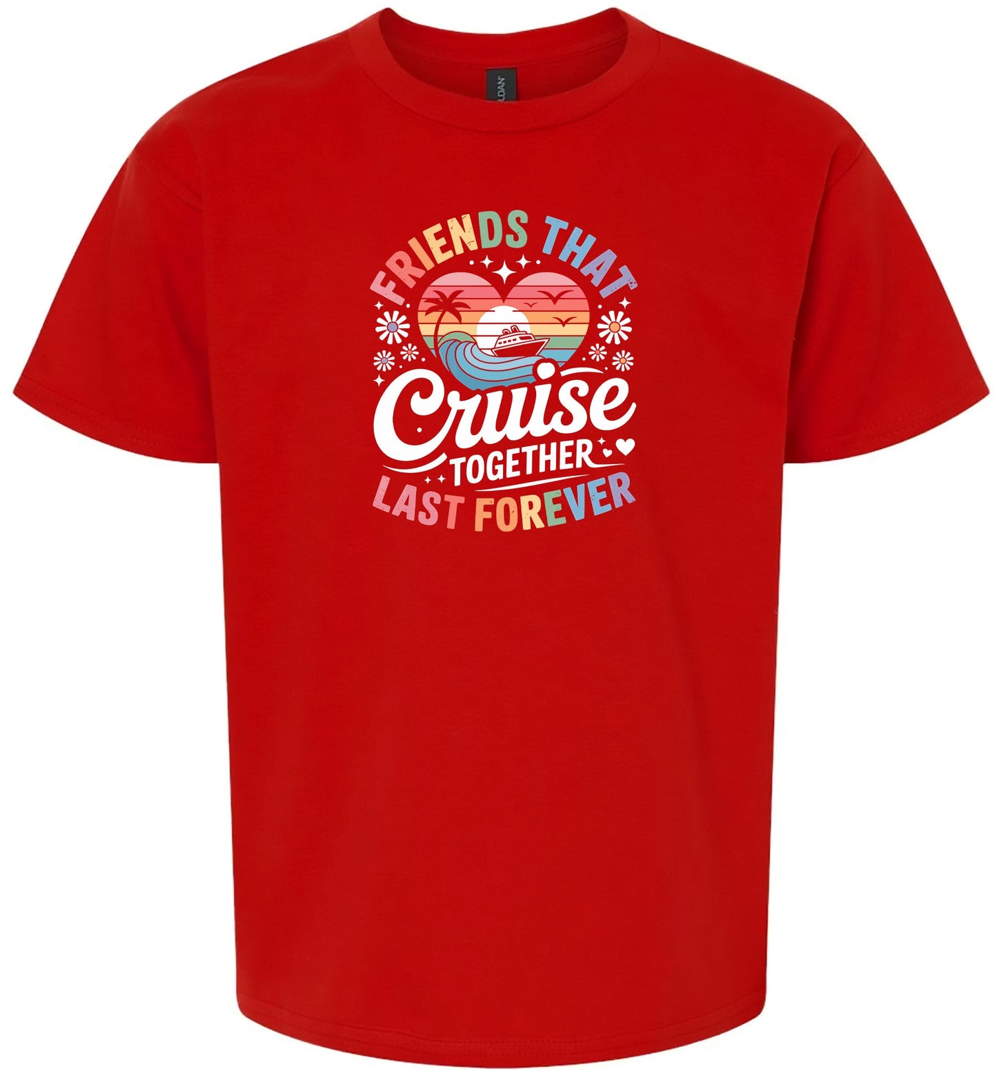 Friends That Cruise Together Children's Gildan Soft Shirt