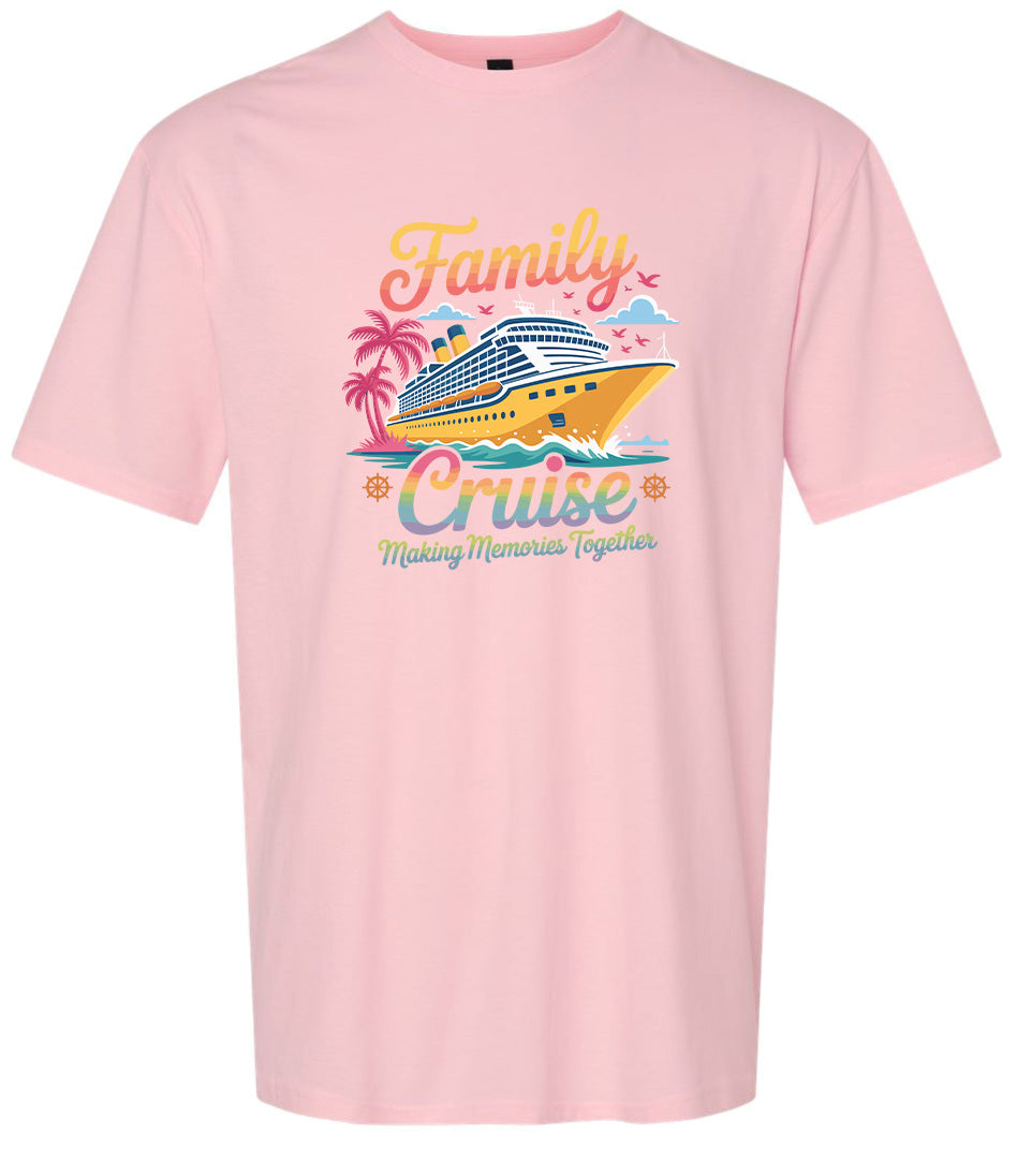 Family Cruise Adult Gildan Soft Shirt